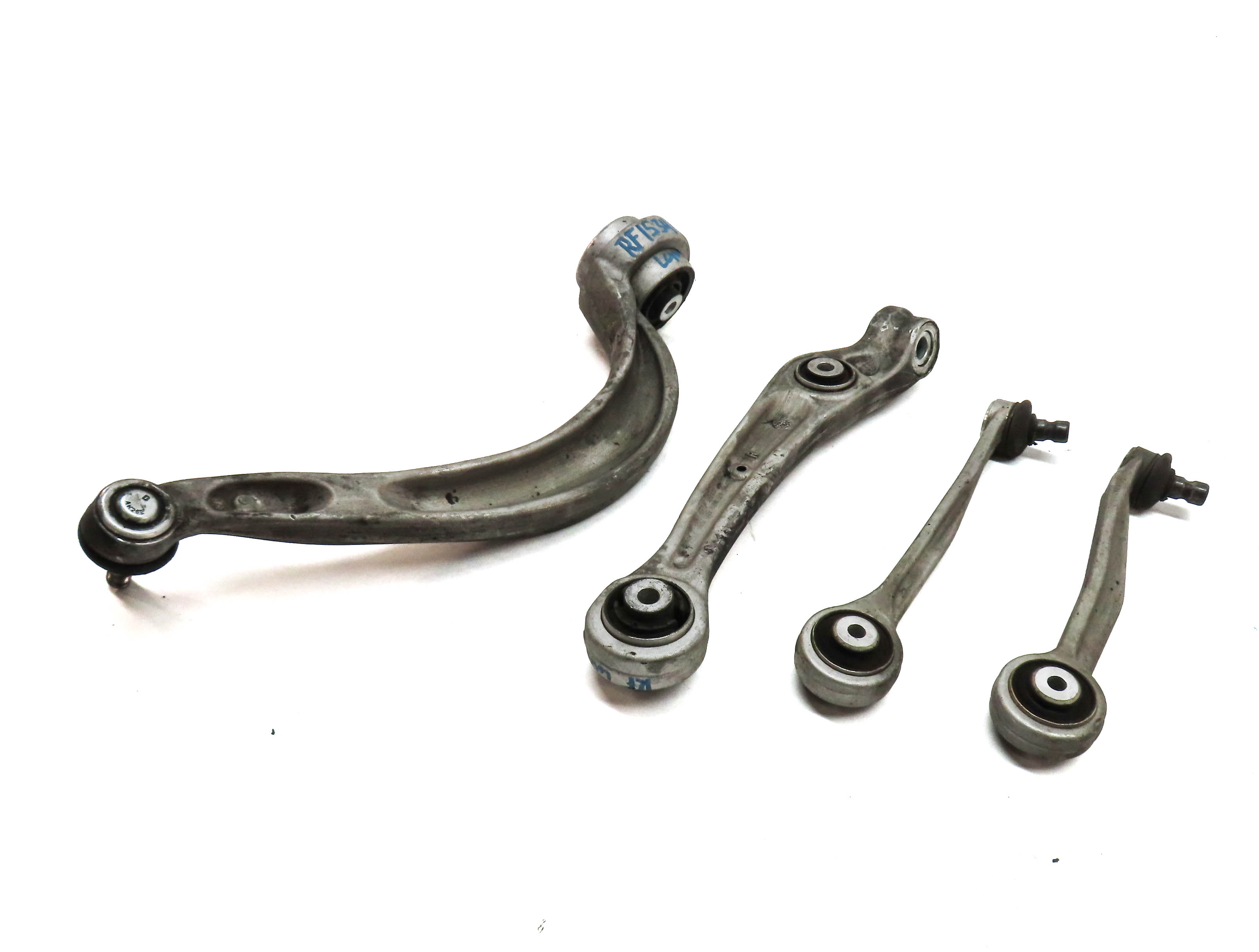 2009-2017 AUDI Q5 (8R) FRONT RIGHT PASSENGER FORWARD REARWARD CONTROL ARM SET 4 — exact item pictured